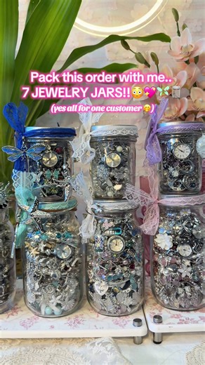 Packing a 7-Jar Order: Whimsical Jewelry Jars