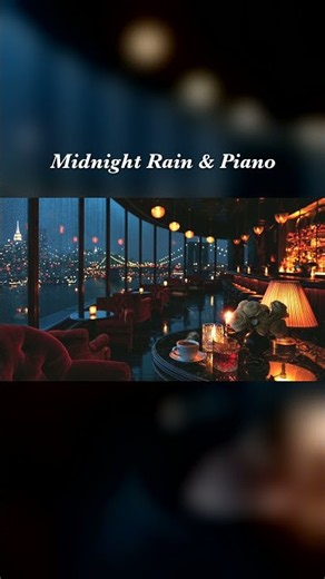 Late Night Jazz in a rainy 1940s new york lounge | vintage noir jazz for deep sleep (w/ rain asmr)