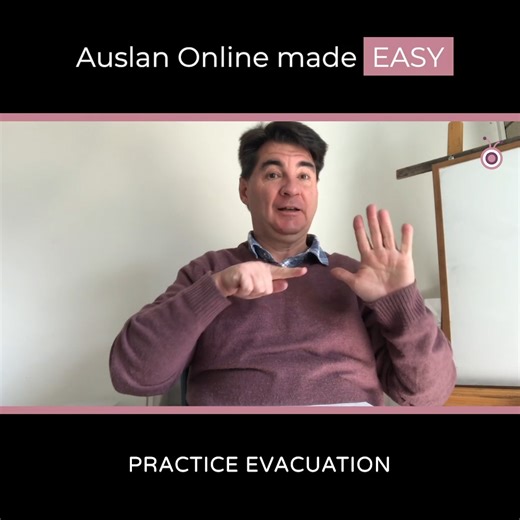 Today, our deaf presenter showed you how to sign Practice Evacuation from our student Wishlist videos featured inside our Members’ Club program. Remember, the key to learning how to sign is PRACTISE! 🤗 Go ahead. Have fun in signing these words 😊 | Auslan Online