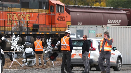 Authorities investigate the death of a rail conductor who was struck by a train in Montana