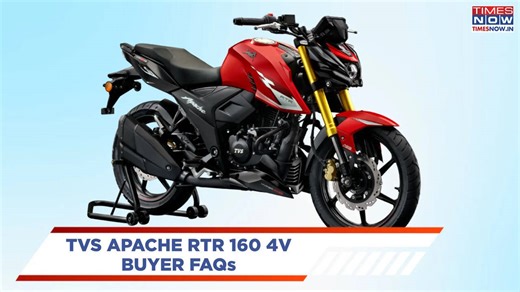 TVS Apache RTR 160 4V Common FAQs — Price, Specs, Mileage Breakdown