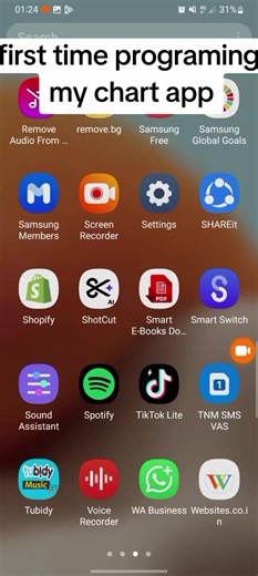 Earthchart app created by me #computer #programmer