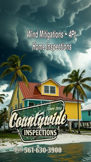 Explaining how wind mitigation and 4-point inspections affect Florida Keys insurance policies. | Countywide Home Inspections Inc.