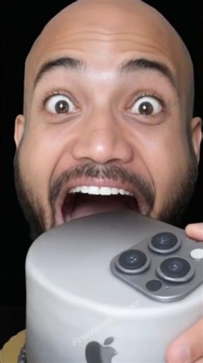 Charging? No… Today I’m Eating My iPhone 😂🍰