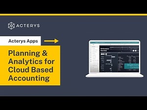 Acterys Apps: Planning & Analytics for Cloud Based Accounting, ERP, CRM, Finance in Power BI & Excel