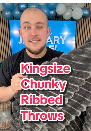 Kingsize Chunky Ribbed Throws Limited Stock deal! Only £13.99 Link attached to this video! #blanket #throw #cosy #tiktokmademebuylt #fyp
