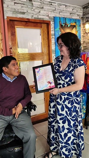 Se emocionó mi seguidora