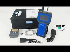 ZR-1620 Handheld Particle Counter Operation Video