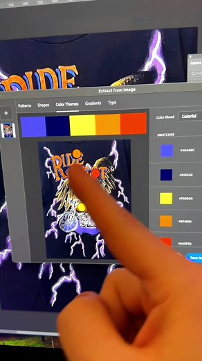 How to generate color palettes using any image in Adobe Photoshop 💻