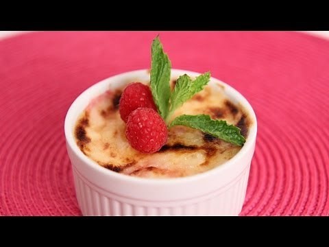 Raspberry Creme Brulee Recipe - Laura Vitale - Laura in the Kitchen Episode 580