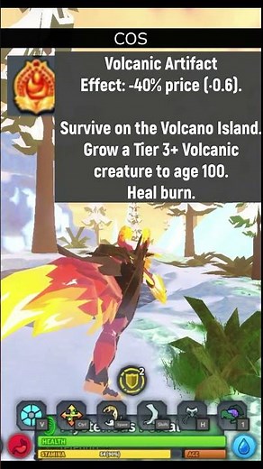 FIRE! Volcanic! Artifacts! Missions #creaturesofsonaria