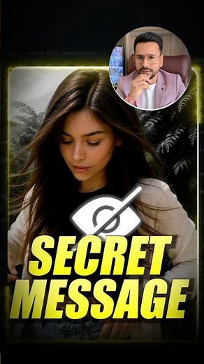 New Scam Alert 😳: Secret Message in Image