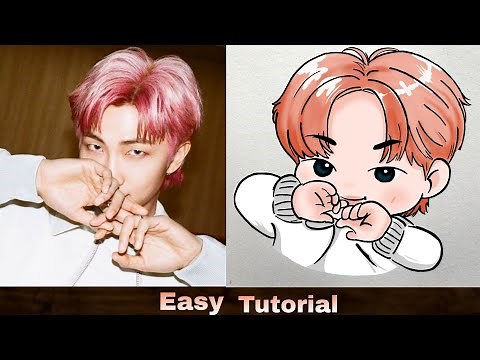 How to draw BTS RM 🐨 Cute RM 1 | Drawing Tutorial | YouCanDraw