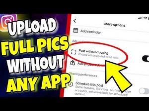 UPDATED* How to Post Full Pictures on Instagram WITHOUT Cropping/Any App