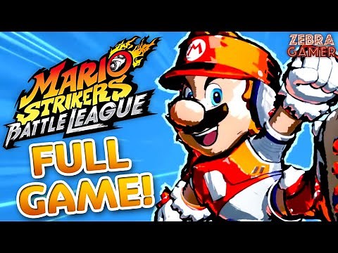 Mario Strikers Battle League Full Game Walkthrough!