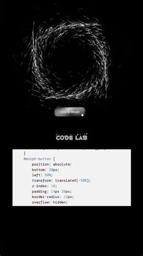 Particles That Feel Alive | Created Using HTML ✨ #coding #3danimation