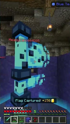 playing Minecraft Capture the Flag #shorts #minecraft