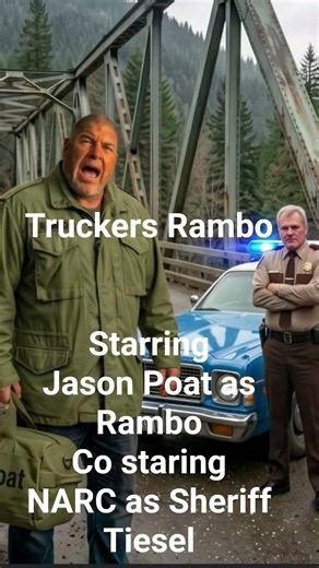 Truckers Rambo Starring Jason Poat Co-star NARC As sheriff tiesel Sponsored by Hurricane Express