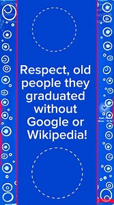 758K views · 10K reactions | Respect, old people they graduated without Google or Wikipedia! | Angels, Fairies & Cherubs ~ Oh My | Facebook