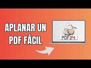 Cómo Aplanar Un PDF Con PDF24