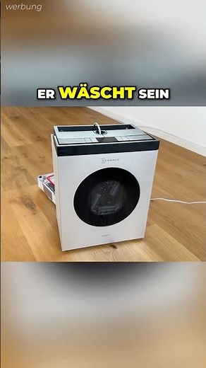 Das gab’s noch NIE: Fensterroboter wäscht sein eigenes Pad 😳#ecovacs #fensterputzroboter #w3omni