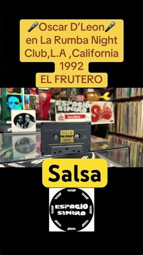 El Frutero - Oscar D’ Leon en La Rumba Night Club,L.A ,California LIVE 1992🔥 #salsa