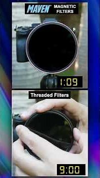 Magnetic Filters vs. Threaded Filters #mavenfilters #photography #photofilters