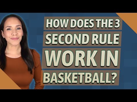 How does the 3 second rule work in basketball?