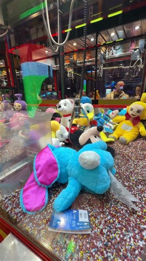 Claw Machine Win!!! #clawmachine #peluche #lunapark #arcade #catania #perteeee
