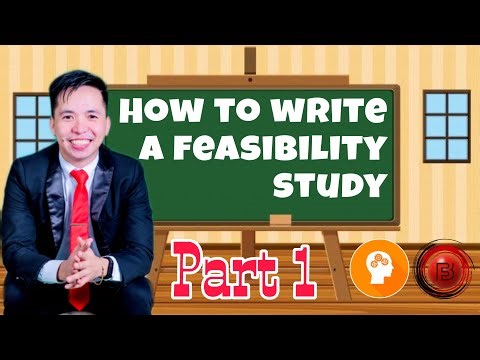 HOW TO WRITE FEASIBILITY STUDIES PART 1