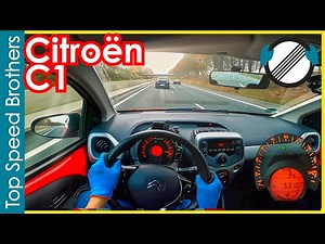Citroën C1 VTi 68 (2015) AUTOBAHN POV TOP SPEED 🚀