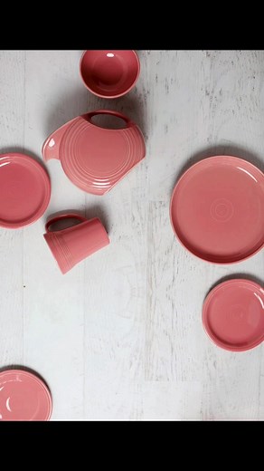 43K views · 518 reactions | Pink. Is. Back. Peony, the Fiesta new color of 2022, adds the perfect touch of blush to your tabletop  | Fiesta Dinnerware | Facebook