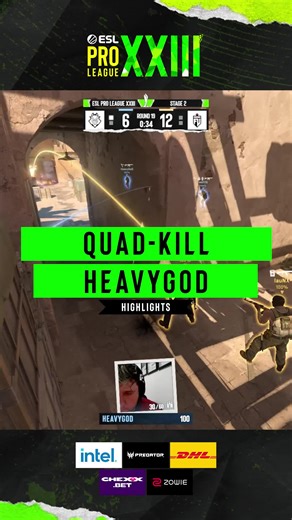 HeavyGoD Scores Epic Quad-Kill in ESL Pro League
