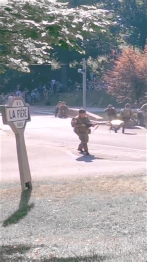 Browning Automatic Rifle Fired, M1918 BAR Roars with Reload at WW D Day Reenactment in Conneaut Ohio