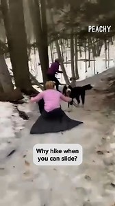 Who's walking who? 🐶🌬️ | Peachy