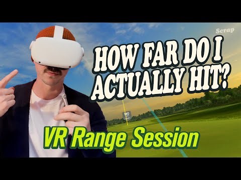HOW FAR DO I ACTUALLY HIT?! | VR Golf Range Session (GOLF+)