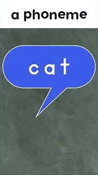What is a phoneme?