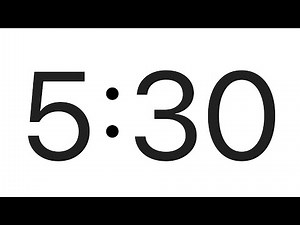 5 Minute 30 Second Timer