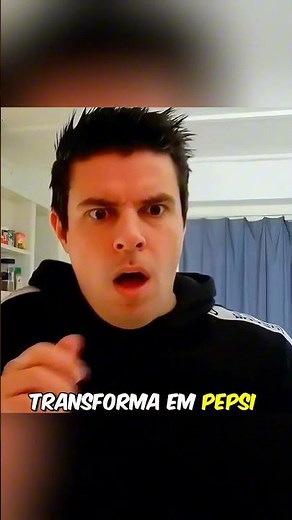 Ele só bebe coca cola