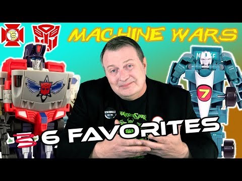6 TRANSFORMERS – Favorite Machine Wars Autobots