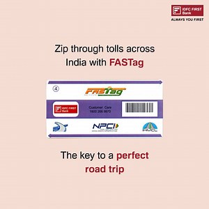 Drive into the express lane this long-weekend with IDFC FIRST Bank FASTag: your ticket to hassle-free road trips! Pay for tolls, fuel, and parking seamlessly with one tag. Plus, rev up your savings with instant discounts on fuel payments through your FASTag at HPCL. Manage your tag easily with the IDFC FIRST Bank FIRST Forward App. Download Now! https://idfcfr.in/Yh13d2 #IDFCFIRSTBank #AlwaysYouFirst | IDFC FIRST Bank