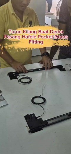 Turun Kilang Perabut Buat Demo Pasang Hafele Pocket Door Fitting #furniturefittings #quality #hafele #tips #pocketdoor #swissplusampang #bosscheong