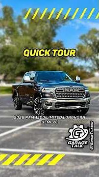 Quick Tour // 2026 Ram 1500 Limited Longhorn HEMI V8