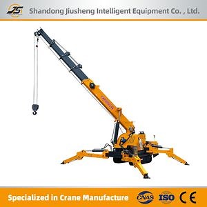 [Hot Item] 2-3ton Spider Cranes Glass Installation Crane Compact Crawler Crane