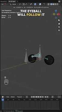 Want to create a simple and powerful Eye Rig | Blender Tutorial | #eyes #rigging #eye #rig #eyeball