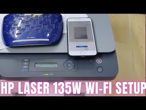 HP Laser MFP 135w Wi-Fi Setup Print Network Configuration Supplies Firmware Language & Features show