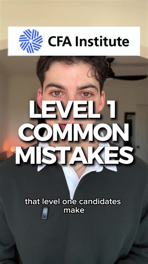 Common CFA L1 Mistakes #CFA #cfalevel1 #cfaexam #cfaexamtips #cfalevel1exam