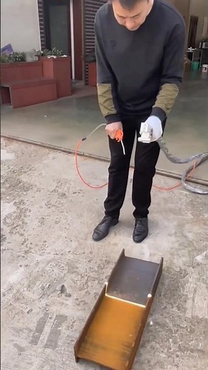 Restoring rusty steel to shiny ✨