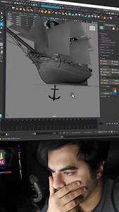Easily Make a Chain along a curve inside Autodesk Maya 2026 #autodeskmaya #maya2026 #maya #3dmodeling #3d | Farzin Lazemizadeh