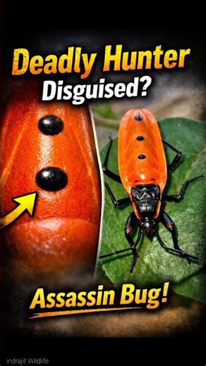 😱 Assassin Bug Disguised as Harmless Insect